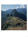 View of the Citadel, Pre-Columbian Inca, Probably Built During the Inca Pachacutec Yupanqui Giclee Print