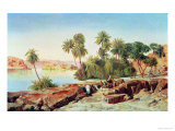 Philae on the Nile Giclee Print by Edward Lear