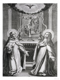 St. John of the Cross and St. Theresa of Avila Giclee Print St. John of the Cross and St. Theresa of Avila Giclee Print