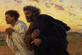 The Disciples Peter and John Running to the Sepulchre on the Morning of the Resurrection, circa 189 Lámina giclée por Eugene Burnand