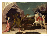 Paolo Uccello - St. George and the Dragon, circa 1470 - Giclee Baskı Paolo Uccello - St. George and the Dragon, circa 1470 - Giclee Baskı