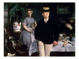 Luncheon in the Studio, 1868 Pósters por Édouard Manet Luncheon in the Studio, 1868 Pósters por Édouard Manet