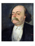 Portrait of Gustave Flaubert (1821-80) 1868-81 Giclee Print by Eugene Giraud