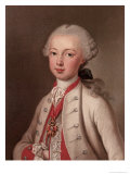 Leopold II (1747-92) Holy Roman Emperor and Grand-Duke of Tuscany, 1762 Giclee Print by Jean-Etienne Liotard