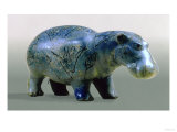 Statuette of a Hippopotamus, 11th-12th Dynasty, circa 2000 BC (Glass) Giclee Print