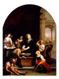 St. Elizabeth of Hungary Tending the Sick and Leprous, circa 1671-74 Giclee Print by Bartolome Esteban Murillo