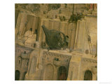 The Tower of Babel, Detail of Construction Work, 1563 reproduction procédé giclée par Pieter Bruegel the Elder