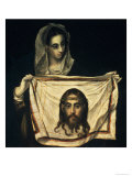 St.Veronica with the Holy Shroud Giclee Print by El Greco 