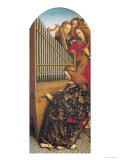 Angel Musicians, Detail from the Right Hand Side of the Ghent Altarpiece, 1432 Giclee Print by Hubert Eyck