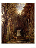The Cenotaph to Reynold's Memory, Coleorton, circa 1833 Reproduction procédé giclée par John Constable