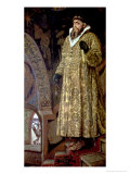 Tsar Ivan IV Vasilyevich "The Terrible" (1530-84) 1897 Giclee Print by Victor Mikhailovich Vasnetsov