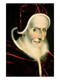 Portrait of Pope Pius V (Michele Ghislieri) (1504-72) 1576-80 reproduction procédé giclée par Scipione Pulzone