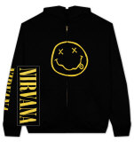 Zip Hoodie: Nirvana - Smile Shirts