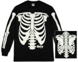 Long Sleeve: The Misfits - Glow in the Dark Skeleton T-Shirt