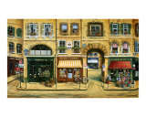 Les Rues De Paris reproduction procédé giclée par Marilyn Bast Dunlap