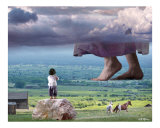He Still Walks Here Giclee Print by Bill Stephens