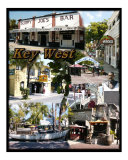 Collage de Cayo Oeste Lámina fotográfica por David Starnes Collage de Cayo Oeste Lámina fotográfica por David Starnes