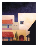 Southwest Adobe Village Giclee Print by Rick Kersten