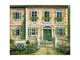 My Pink Italian Villa Giclee Print by Marilyn Bast Dunlap