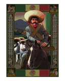 Zapata Giclée-tryk af Rick Kersten