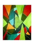 Teeming Triangles Giclée-tryk af Ruth Palmer Teeming Triangles Giclée-tryk af Ruth Palmer