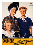 Soldiers Without Guns Giclee Print by Adolph Treidler