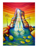 Waterfall of Life Giclee Print by Timothy Sorsdahl