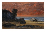 After the Storm Giclée-Druck von Gustave Courbet