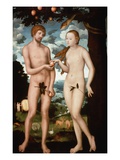 Adam and Eve Giclee Print by Lucas Cranach the Elder
