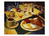Le déjeuner reproduction procédé giclée par Pam Ingalls