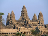 Central Towers of Angkor Wat, Cambodia Photographic Print by Kevin R. Morris