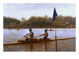 Biglen Brothers Turning the Stake Giclee Print by Thomas Eakins