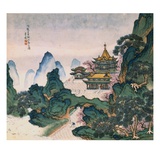 Blue and Green Landscapes Lámina giclée por Li Qing Blue and Green Landscapes Lámina giclée por Li Qing