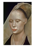 Detail of Portrait of a Lady Giclée-Druck von Rogier van der Weyden