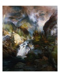 Enfants de la montagne reproduction procédé giclée par Thomas Moran