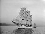 Danish Schooner Danmark Photographic Print by Ray Krantz