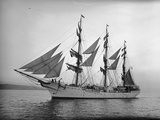 Danish Schooner Danmark Fotografie-Druck von Ray Krantz