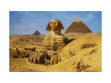 Excavation of the Sphinx Reproduction procédé giclée par Ernst Koerner