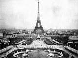 Eiffel Tower Over Exposition 1889 Photographic Print
