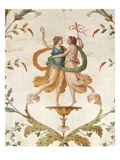Fresko mit Tänzerinnen aus dem neoklassischen Salon im Palazzo Spada Giclée-Druck von Araldo Luca