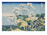 Fuji from Goten-yama, at Shinagawa on the Tokaido, from the Series Thirty-Six Views of Mt. Fuji Reproduction procédé giclée par Katsushika Hokusai