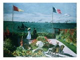 Jardín de Sainte-Adresse Lámina giclée por Claude Monet Jardín de Sainte-Adresse Lámina giclée por Claude Monet