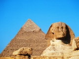 Mark Karrass - Great Sphinx and the Pyramid of Khafre Fotografická reprodukce Mark Karrass - Great Sphinx and the Pyramid of Khafre Fotografická reprodukce