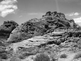 Hill of Sedimentary Rock Photographic Print