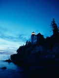 Lighthouse at Dusk Photographic Print by Craig Aurness