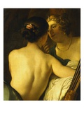 Jupiter in the Guise of Diana Seducing Callisto Giclee Print by Gerrit van Honthorst