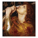 Joan of Arc Giclee Print by Dante Gabriel Rossetti