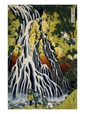 Katsushika Hokusai - Kirifuri Waterfall, Mount Kurokami, Shimotsuke Province, from the Series A Journey to the Waterfall - Giclee Baskı Katsushika Hokusai - Kirifuri Waterfall, Mount Kurokami, Shimotsuke Province, from the Series A Journey to the Waterfall - Giclee Baskı