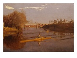 Max Schmitt en un scull Lámina giclée por Thomas Eakins Max Schmitt en un scull Lámina giclée por Thomas Eakins