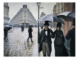 Paris, ein Regentag Giclée-Druck von Gustave Caillebotte